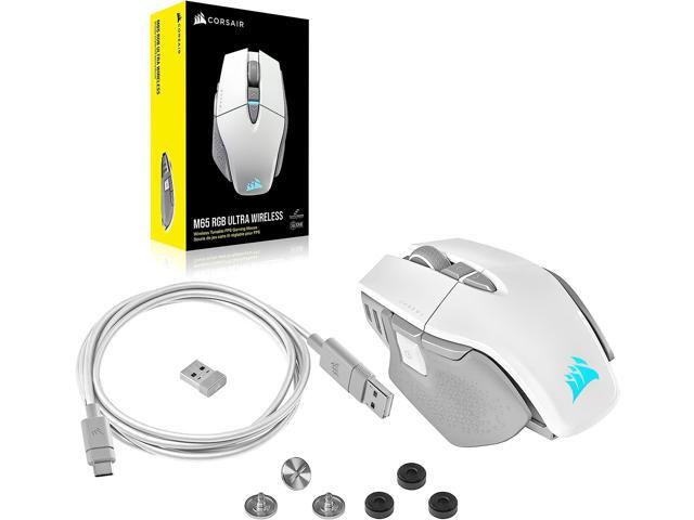 CORSAIR - M65 Ultra Wireless Optical Gaming Mouse with Slipstream Technology - Wireless - White - image 9