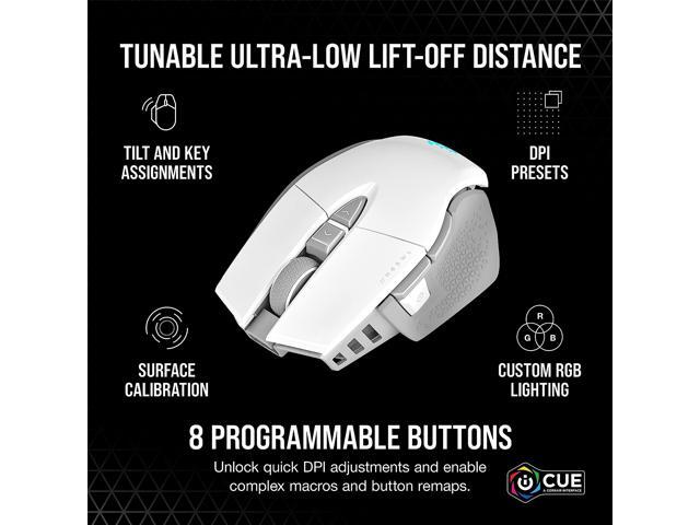 CORSAIR - M65 Ultra Wireless Optical Gaming Mouse with Slipstream Technology - Wireless - White - image 8