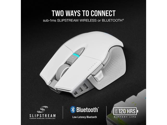 CORSAIR - M65 Ultra Wireless Optical Gaming Mouse with Slipstream Technology - Wireless - White - image 4