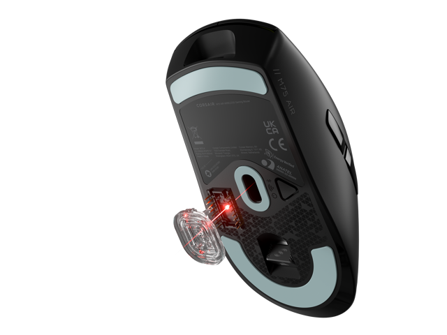 CORSAIR - M75 AIR WIRELESS Ultra-Lightweight Optical Gaming Ambidextrous Mouse - Wireless - Black - image 11