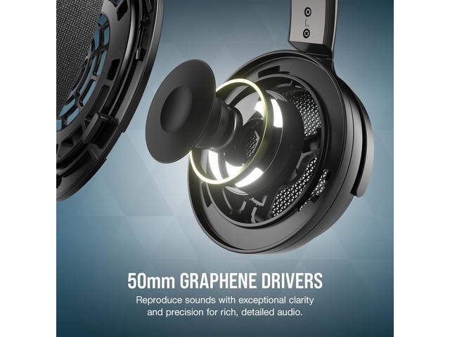 CORSAIR - VIRTUOSO PRO Open Back Wired Gaming Headset for PC, Mac, PS5, PS4, Xbox, Switch, and Mobile - Carbon - image 3