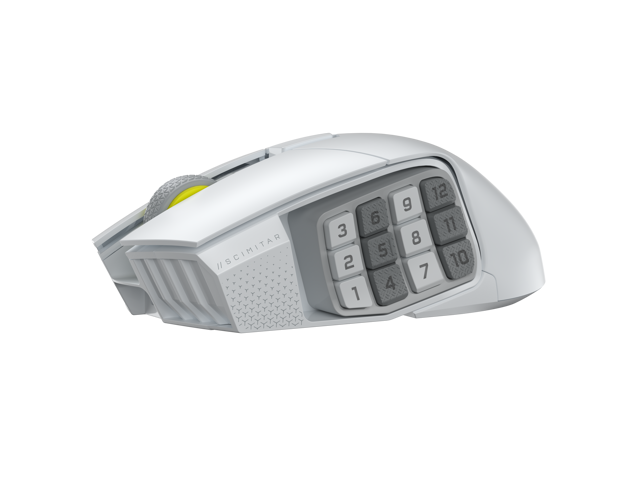 CORSAIR - Scimitar Elite Wireless SE Gaming Mouse with 16 Programmable Buttons - Wireless - White - image 8