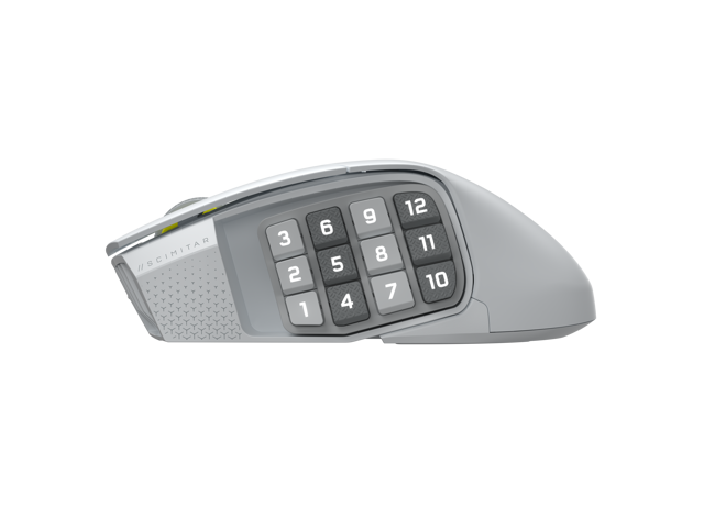 CORSAIR - Scimitar Elite Wireless SE Gaming Mouse with 16 Programmable Buttons - Wireless - White - image 5