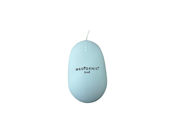 Medigenic Wireless Infection Control Scroll Mouse WMB Light Blue Wireless Optical Mouse