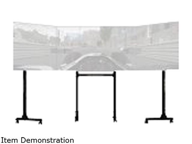 Next Level Racing - Free Standing Triple Monitor Stand - Black - image 4