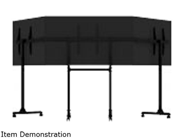 Next Level Racing - Free Standing Triple Monitor Stand - Black - image 6