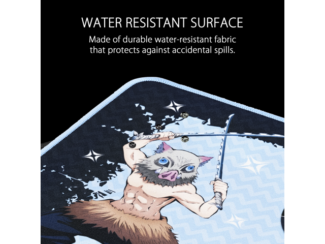 ASUS TUF Gaming P1 portable gaming mouse pad (nano-coated, water-resistant surface, durable anti-fray stitching, and non-slip rubber base) - Demon...