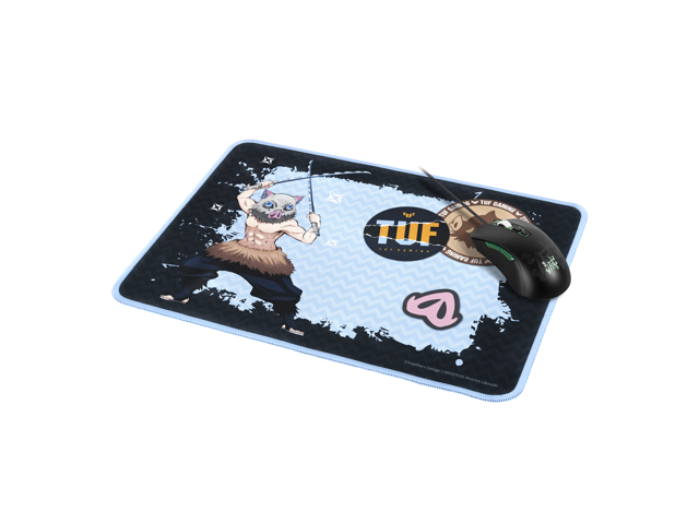 ASUS TUF Gaming P1 portable gaming mouse pad (nano-coated, water-resistant surface, durable anti-fray stitching, and non-slip rubber base) - Demon...