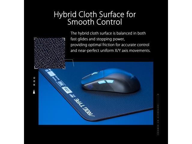 ASUS ROG Hone Ace XXL Gaming Mouse Pad, High-density memory foam base, Hybrid Cloth Material, 400 x 900 x 3 mm, Esports & FPS Gaming, Black