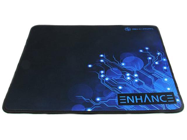 ENHANCE GX-MP1 Extended Gaming Mouse Pad Blue with Precision Tracking Surface, Non-Slip Base and Anti-Fray Stitching