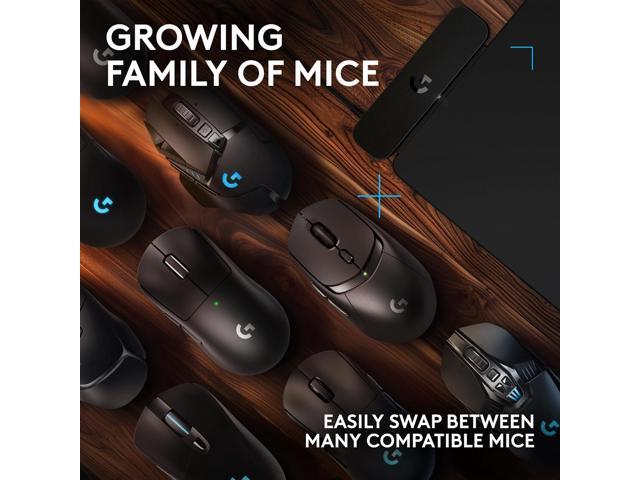 Logitech - POWERPLAY 2 Gaming Mouse Pad with Wireless Charging - Black - image 5