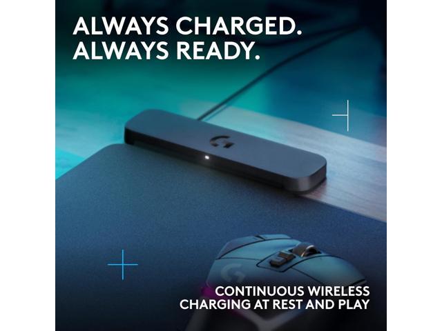 Logitech - POWERPLAY 2 Gaming Mouse Pad with Wireless Charging - Black - image 2
