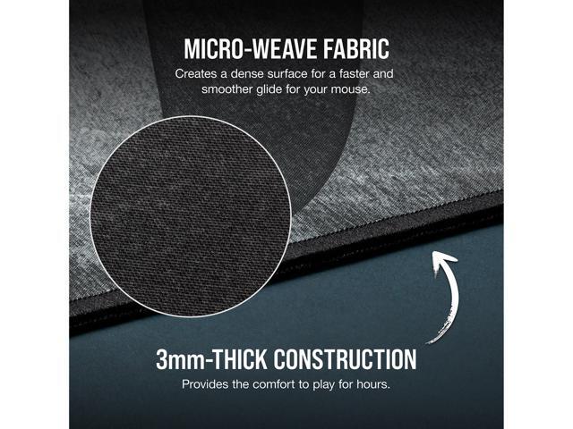 CORSAIR - MM300 PRO Gaming Mouse Pad with Premium Spill-Proof Cloth - Extended - Black - image 5