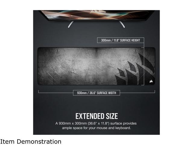 CORSAIR - MM300 PRO Gaming Mouse Pad with Premium Spill-Proof Cloth - Extended - Black - image 6