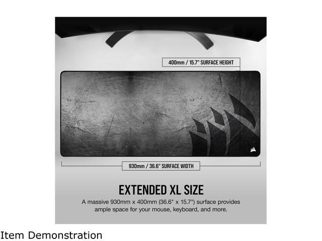 CORSAIR - MM350 PRO Premium Spill-Proof Cloth Gaming Mouse Pad – Extended XL - Black - image 7