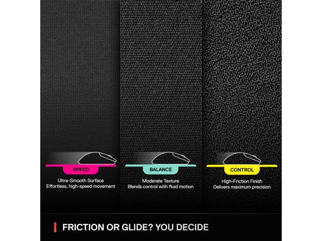 SteelSeries - QcK Performance Gaming Mouse Pad XL - Balance - Black - image 10