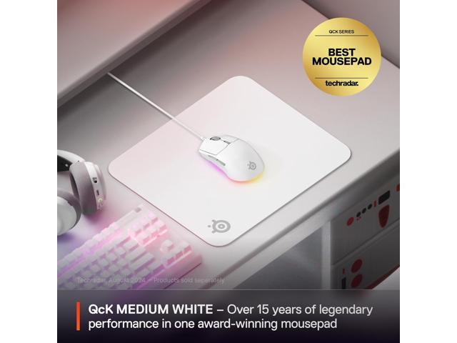 SteelSeries - QcK Cloth Gaming Mouse Pad (Medium) - White - image 6