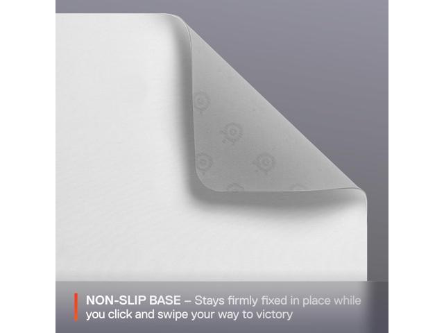 SteelSeries - QcK Cloth Gaming Mouse Pad (Large) - White - image 4