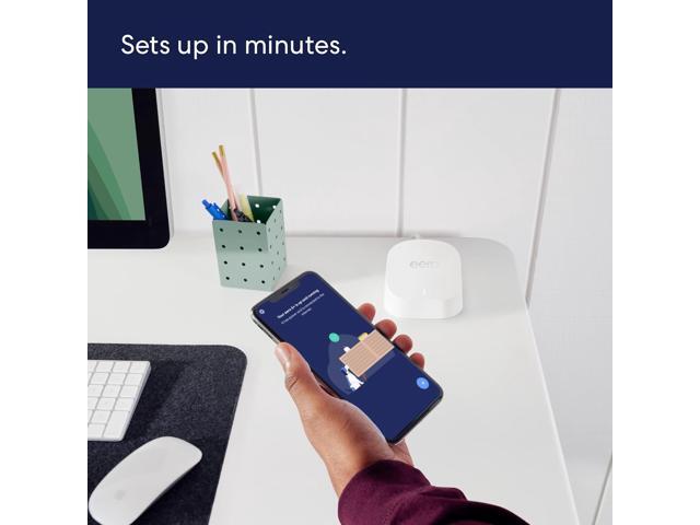 eero - 6+ Dual-band Mesh Wi-Fi 6 Router (1-pack) - White - image 7