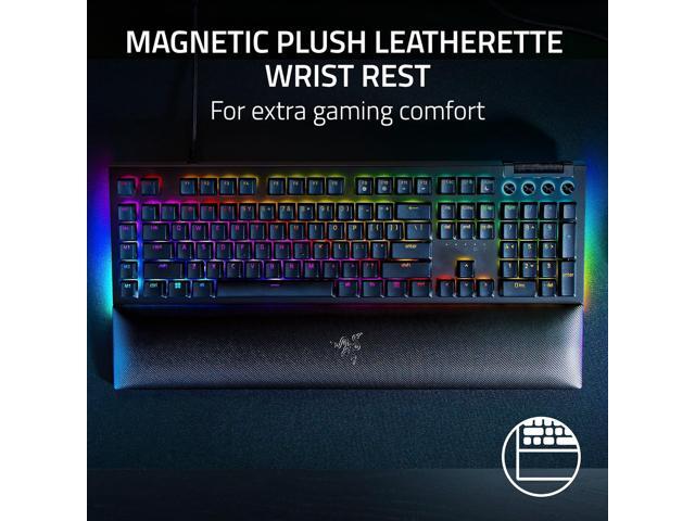 Razer - BlackWidow V4 Full Size Wired Mechanical Green Clicky Switch Gaming Keyboard with Chroma RGB Backlighting - Black - image 6