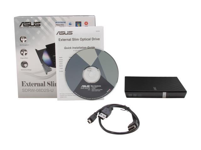 ASUS - External USB Double-Layer 8x DVD+RW/24x CD-RW Drive - Black - image 7