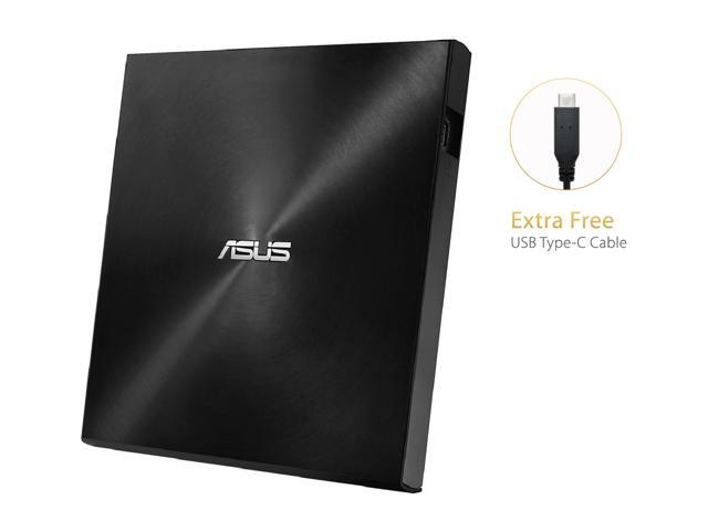 ASUS - ZenDrive 8x Max. DVD Write Speed External USB 2.0 DVD±RW/CD-RW Drive - Black - image 4