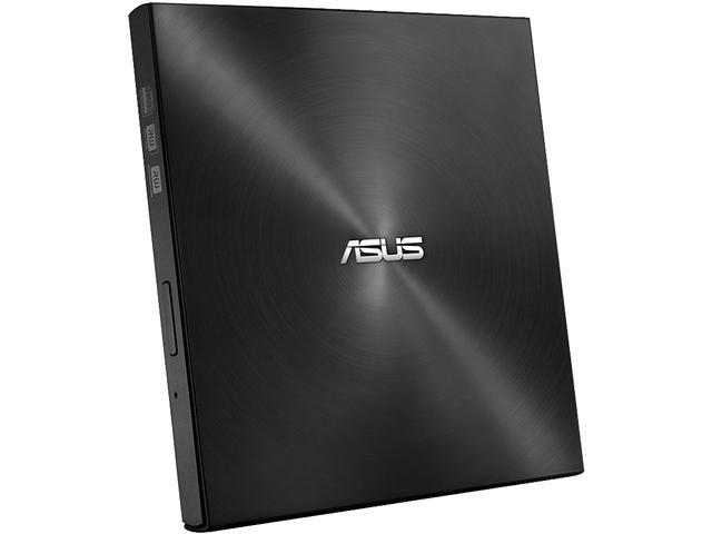 ASUS ZenDrive U9M - ultra-slim portable 8X DVD burner with M-DISC support for lifetime data backup, compatible with USB Type-C and Type-A for both.