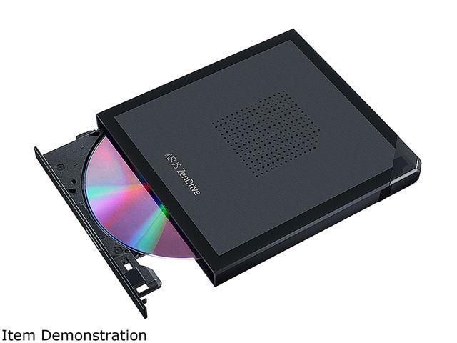ASUS - ZenDrive 8x External DVD±RW/CD-RW Drive - Black - image 4