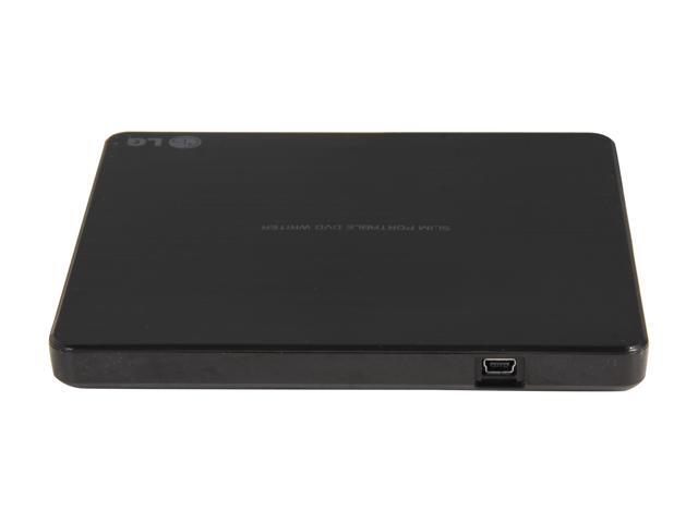 LG - 24x Write/24x Rewrite/24x Read CD - 8x Write DVD External USB 2.0 DVD-Writer Drive - Multi - image 4