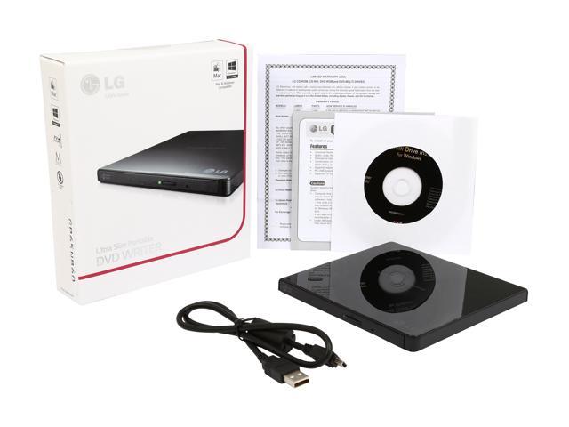 LG - 8x External USB 2.0 Double-Layer DVD±RW/±R/-RAM/CD-RW Drive - Black - image 7