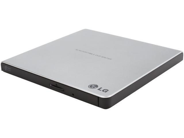 LG External CD / DVD Rewriter With M-Disc Mac & Surface Support (Silver) - Model GP65NS60 photo