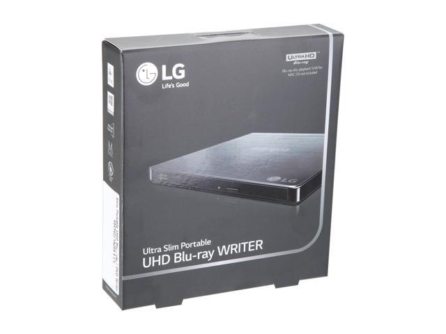 LG Ultra Slim Portable Blu-ray / DVD Writer - UHD Ready and M-DISC Support (BP60NB10)