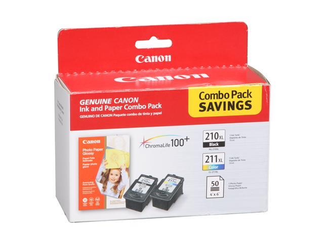 Canon - 210XL/211XL 2-Pack High-Yield Ink Cartridges + Photo Paper - Multicolor - image 4