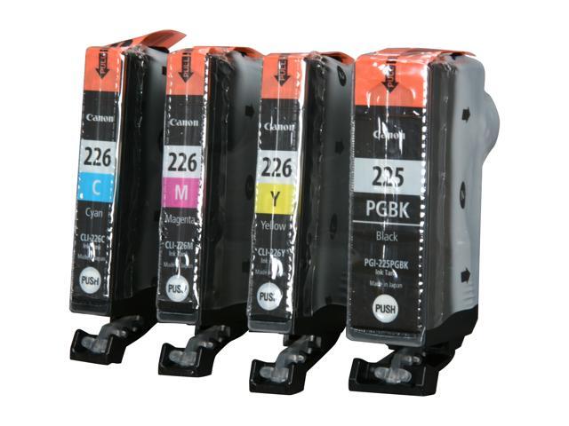 Canon - 225/226 4-Pack Standard Capacity Ink Cartridges - Black/Cyan/Magenta/Yellow - image 3