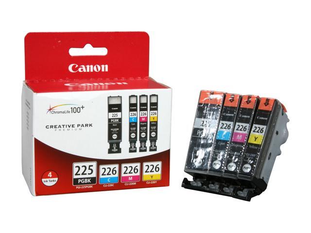 Canon - 225/226 4-Pack Standard Capacity Ink Cartridges - Black/Cyan/Magenta/Yellow - image 7