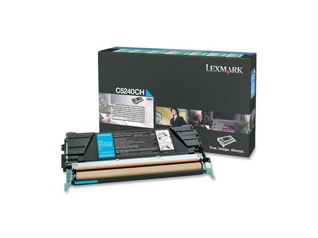 Lexmark C5240CH High Yield Return Program Toner Cartridge - Cyan