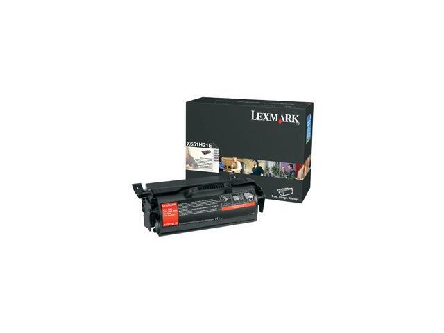 Lexmark X651H21A High Yield Toner Cartridge - Black