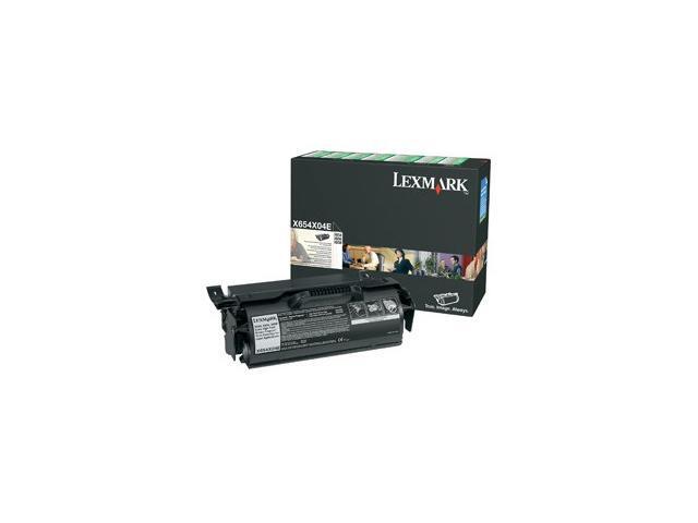 Lexmark X654X04A Extra High Yield Return Program Toner Cartridge - Black