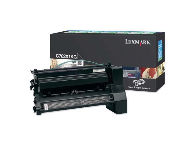 Lexmark C782X1KG Extra High Yield Return Program Toner Cartridge - Black