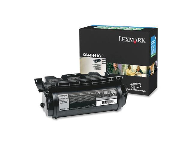 Lexmark X644H41G High Yield Return Program Toner Cartridge - Black