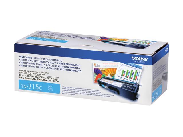 Brother TN315C High Yield Toner Cartridge - Cyan