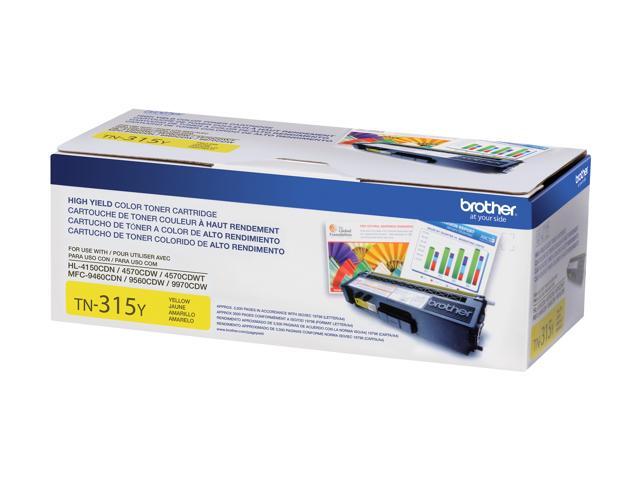 Brother TN315Y High Yield Toner Cartridge - Yellow