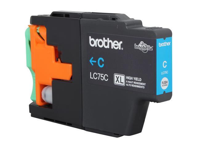 Brother LC75C High Yield Innobella Ink Cartridge - Cyan