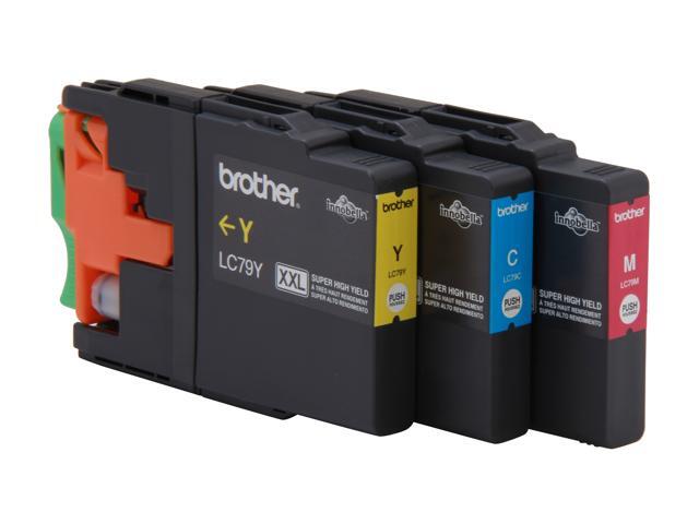 Brother LC793PKS Super High Yield Innobella Ink Cartridge - Combo Pack - Cyan/Magenta/Yellow