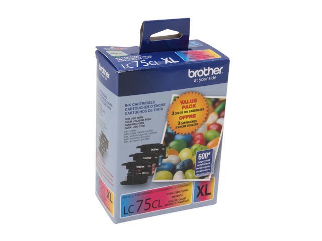 Brother LC753PKS High Yield Innobella Ink Cartridge - Combo Pack - Cyan/Magenta/Yellow