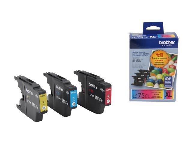 Brother LC753PKS High Yield Innobella Ink Cartridge - Combo Pack - Cyan/Magenta/Yellow
