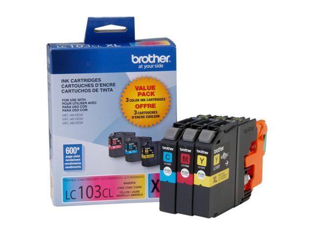 Brother - LC1033PKS XL High-Yield 3-Pack Ink Cartridges - Cyan/Magenta/Yellow - image 2