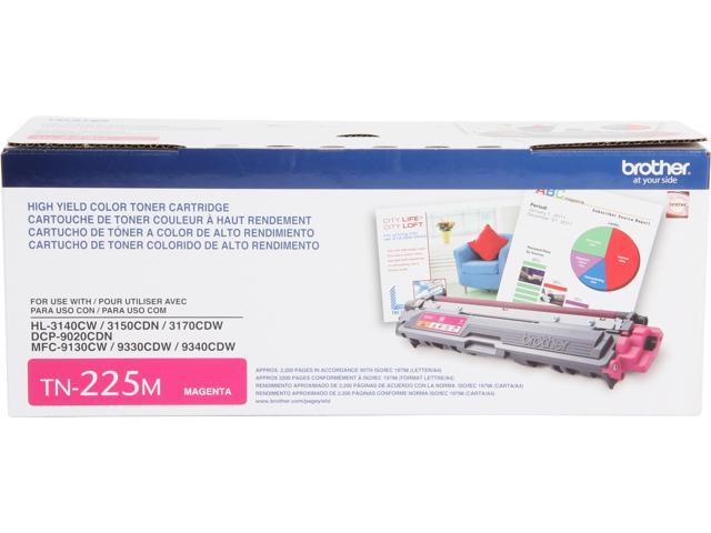 Brother TN225M High Yield Toner Cartridge - Magenta