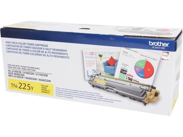 Brother TN225Y High Yield Toner Cartridge - Yellow