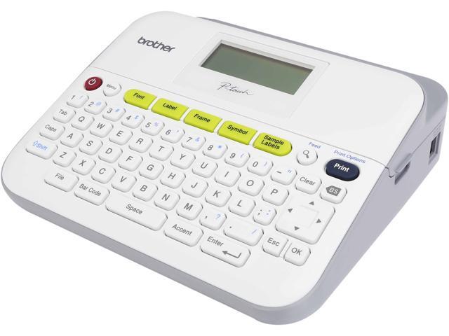 Brother P-touch PT-D400AD Versatile, Easy-to-Use Label Maker, Thermal Transfer, 180 dpi, 20mm./sec, Up to 5 Print Lines, Manual Cutter, Barcode...